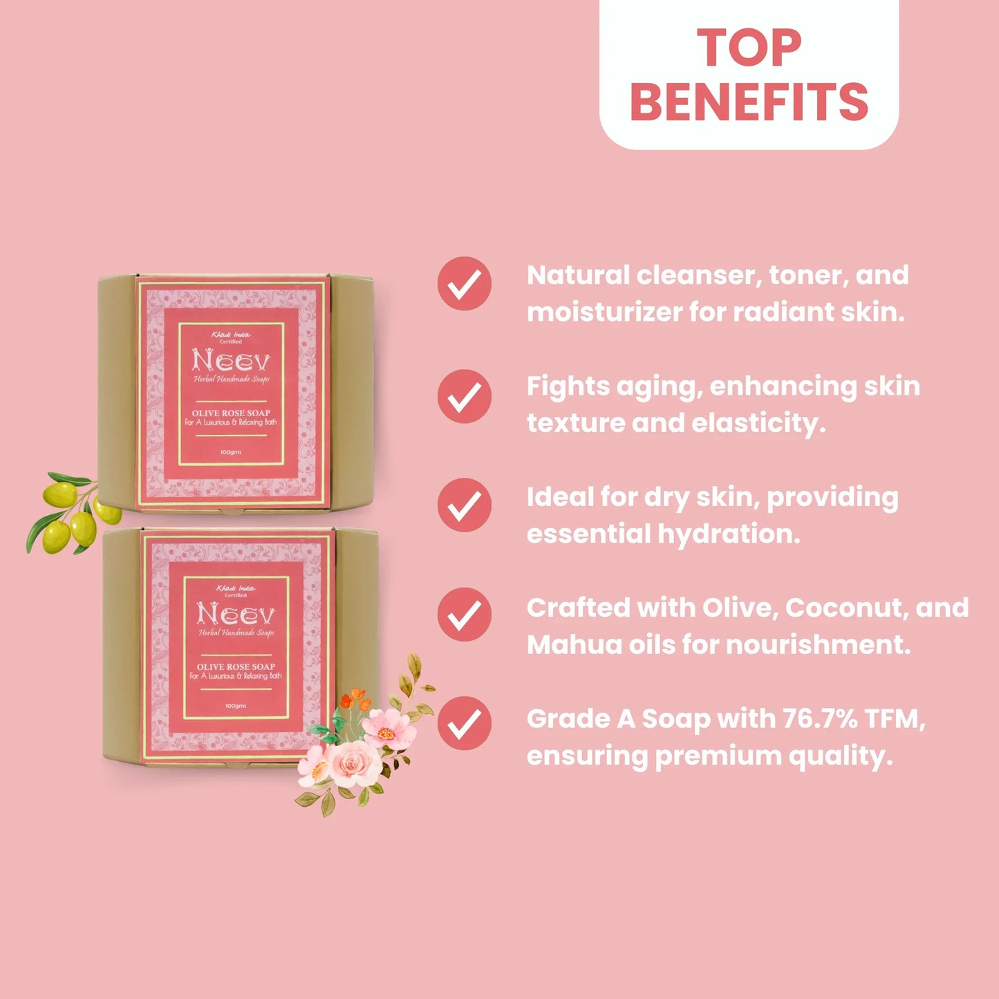 Olive Rose Handmade Soap- For a Luxurious and Relaxing Bath