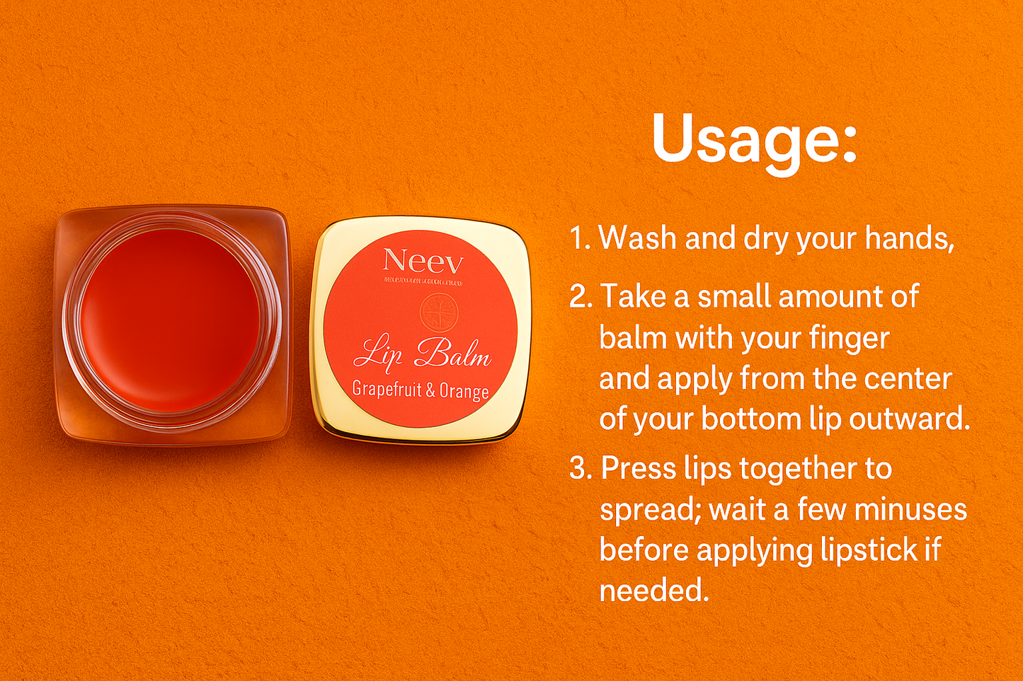 LIP BALM GRAPEFRUIT & ORANGE