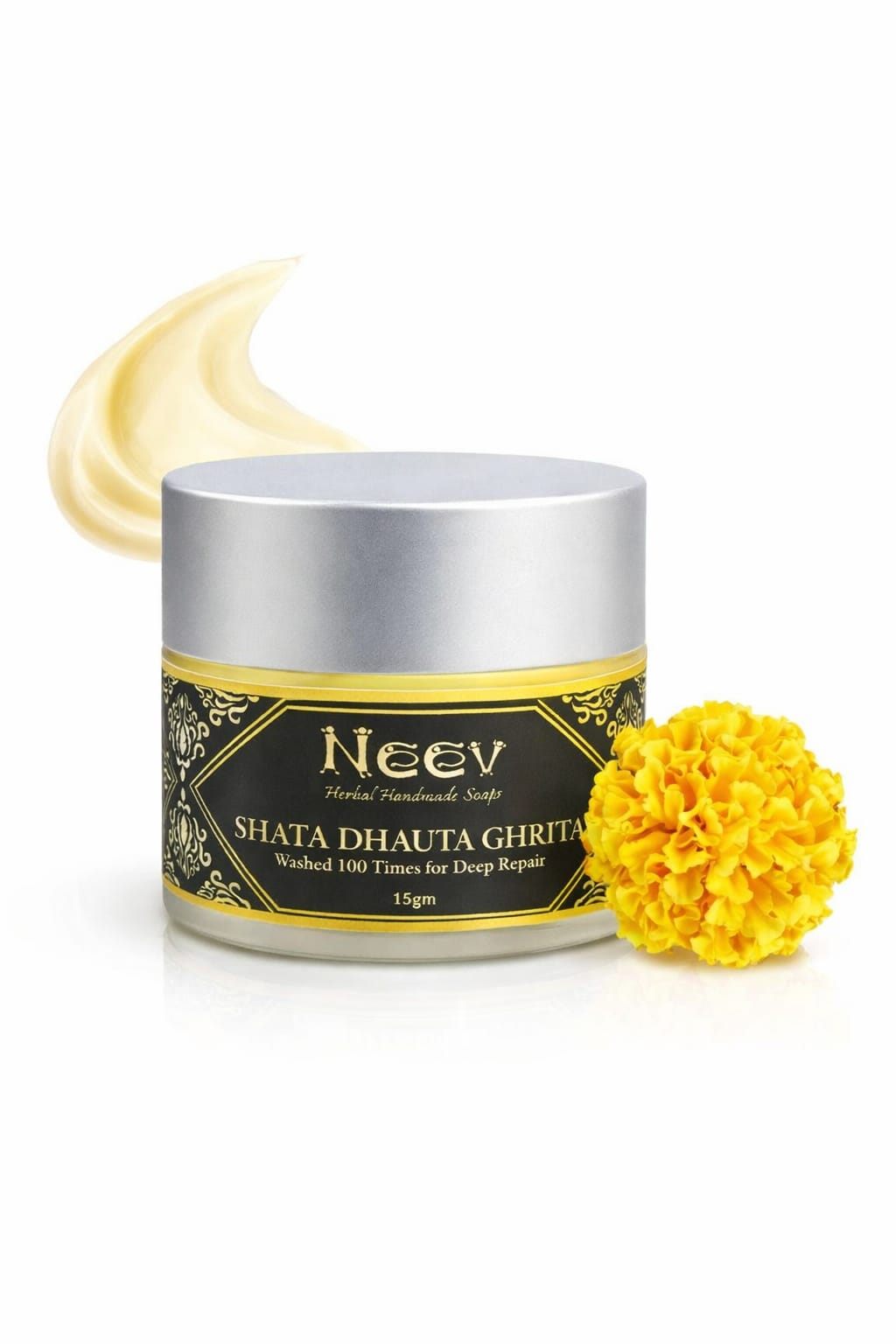 SHATA DHAUTA GHRITA KUMKUMADI CREAM – Neev Herbal Handmade Soaps