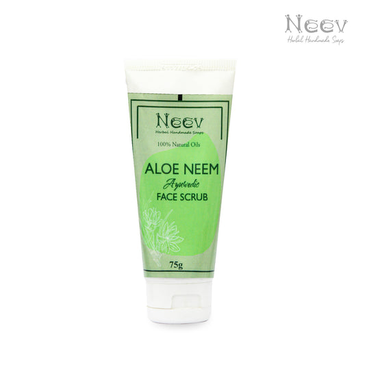 ALOE NEEM FACE SCRUB - FOR ACNE PRONE SKIN