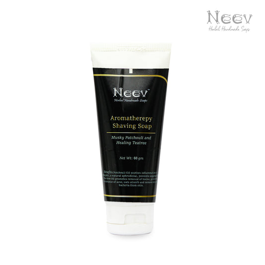 Aromatherepy Shaving SOAP Musky Patchouli and Healing Teatree