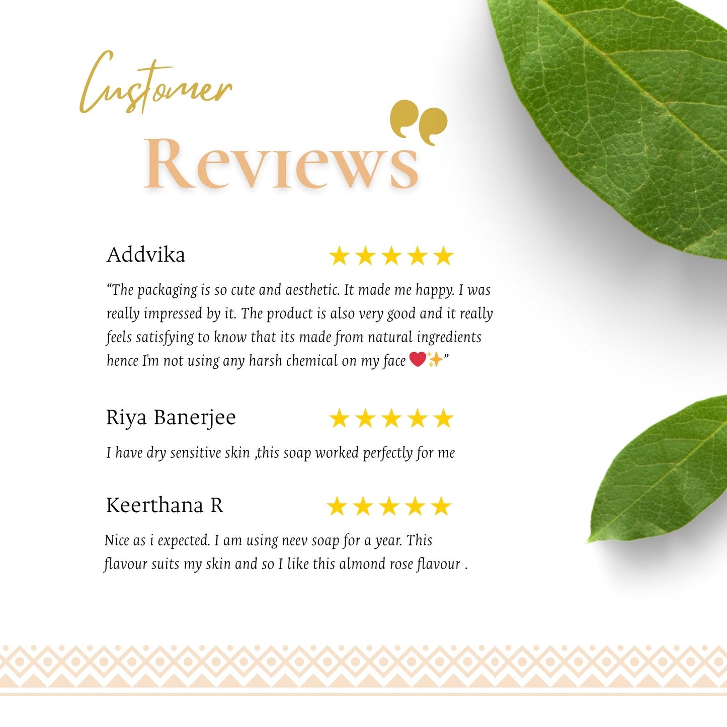 ALMOND ROSE SOAP - SET OF 3