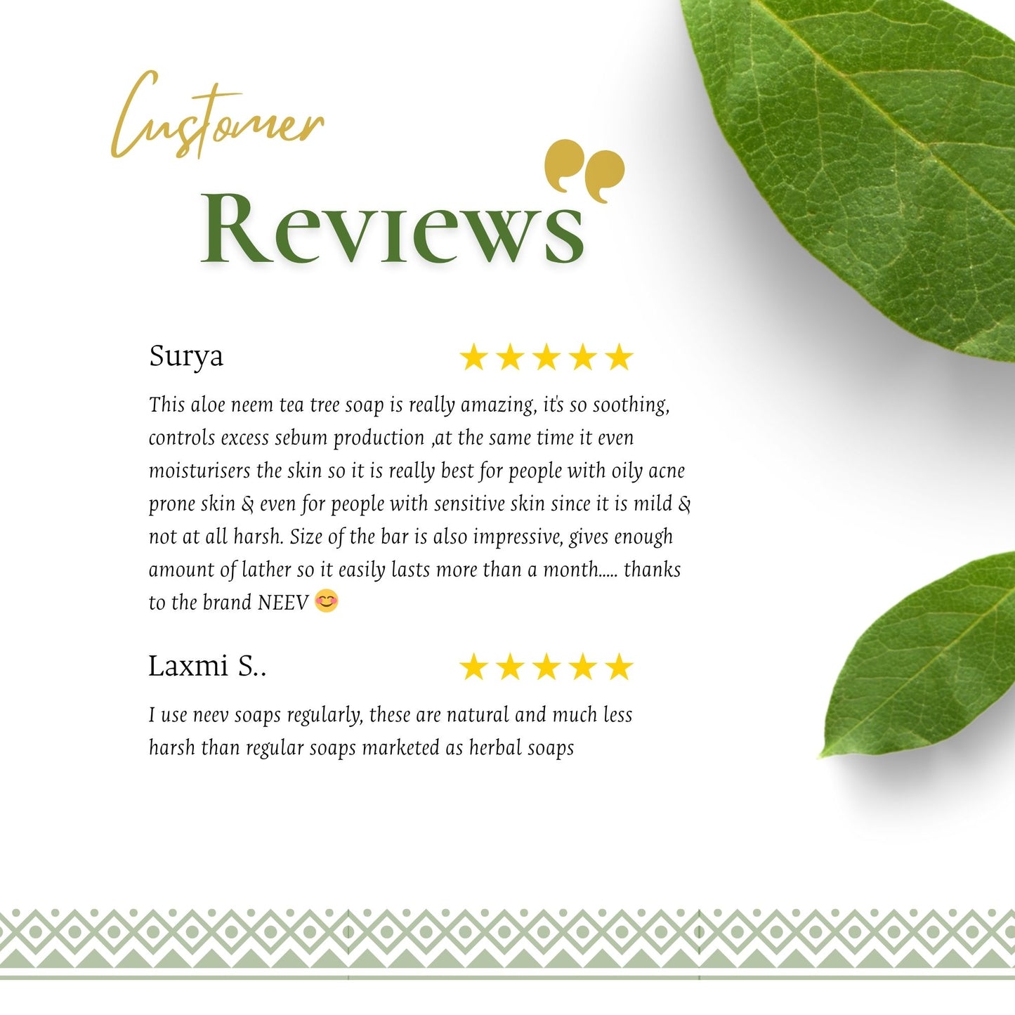 ALOE NEEM TEA TREE SOAP