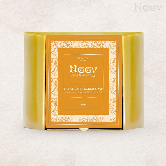 Gilki Luffa Scrub Soap Infused with Fibres of Natural Loofah