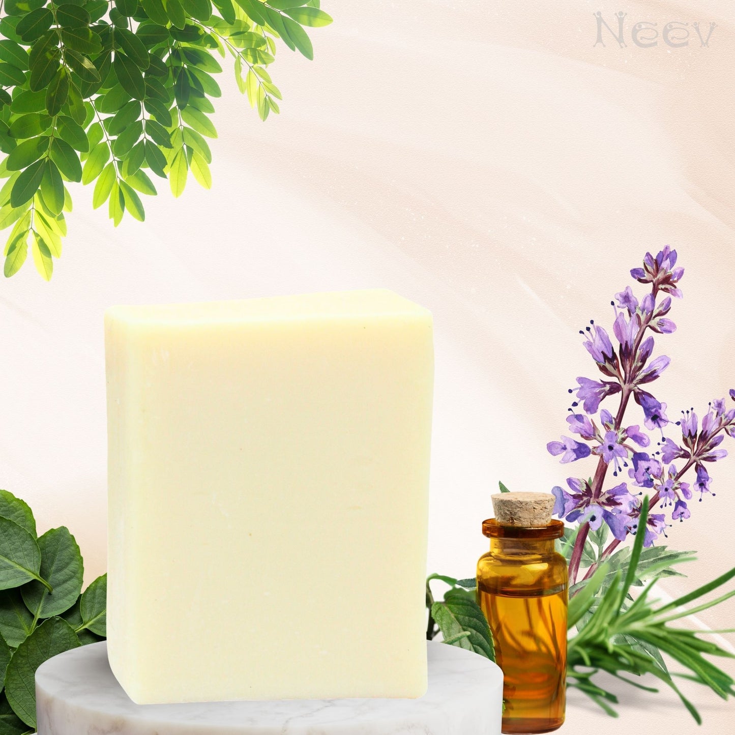 PATCHOULI HANDMADE SOAPS - A DEEP MUSKY NATURAL DEODORANT - SET OF 3