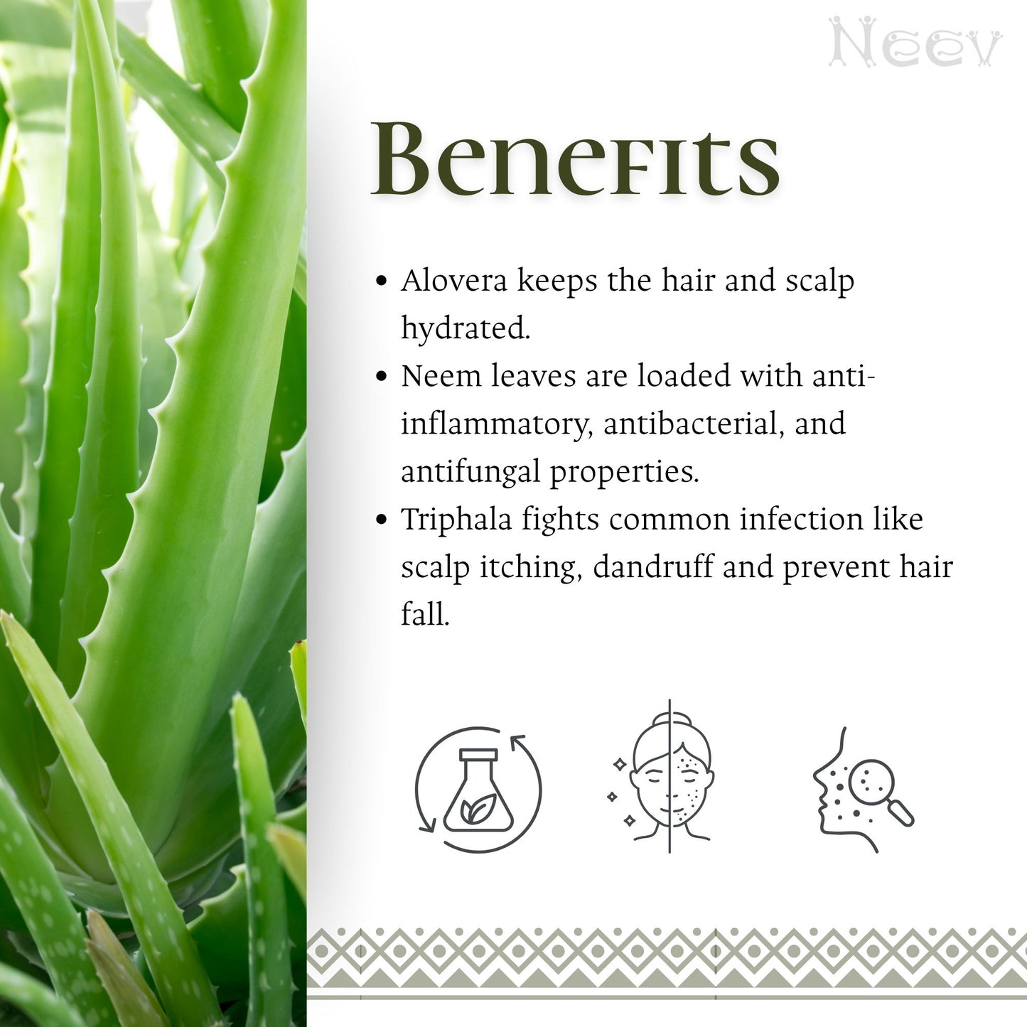 Anti Dandruff Hair Wash Soap Ayurvedic Formulation to restore balance of Scalp