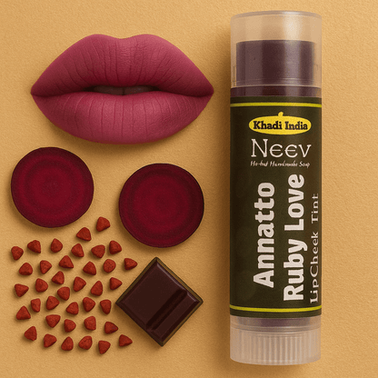 ZERO CHEMICAL ANNATTO RUBYLOVE LIP & CHEEK TINTS