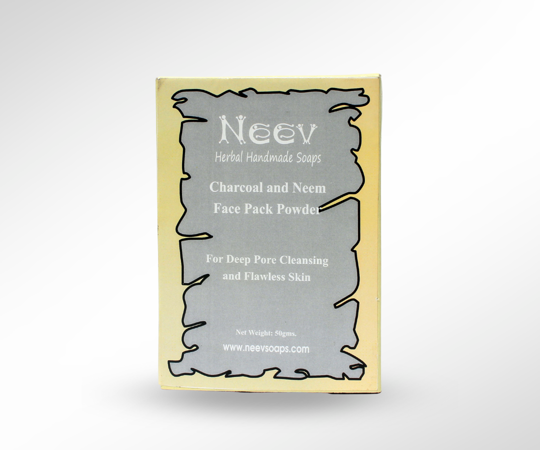 Charcoal and Neem Face Pack For Deep Pore Cleansing and Flawless Skin
