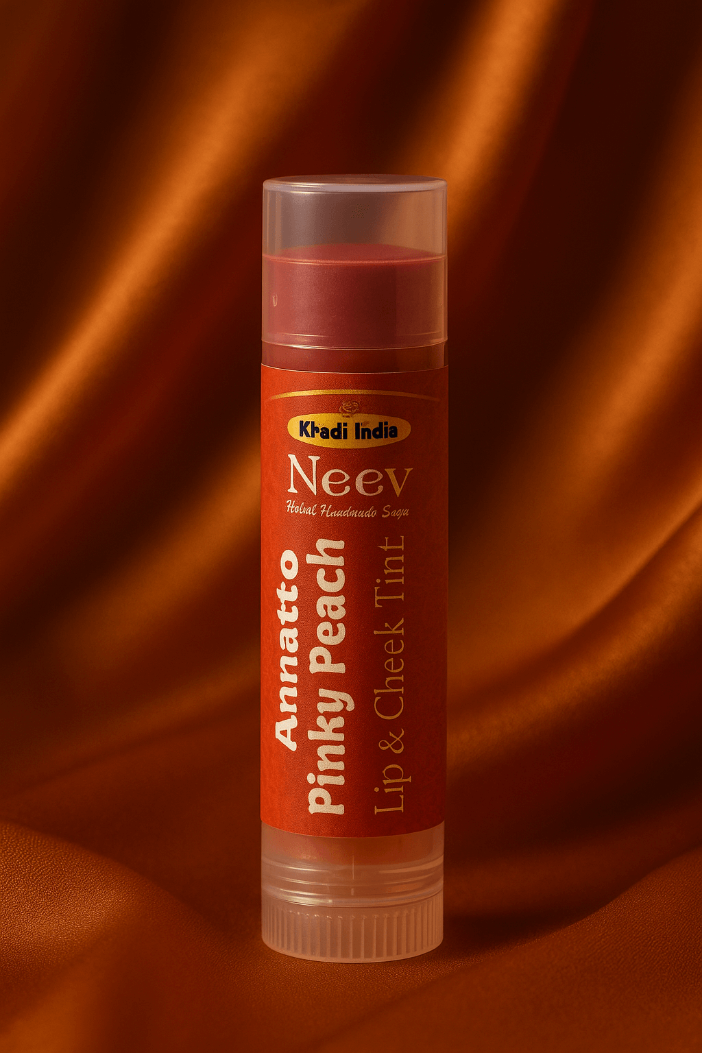 ZERO CHEMICAL ANNATTO PINKY PEACH LIP & CHEEK TINT