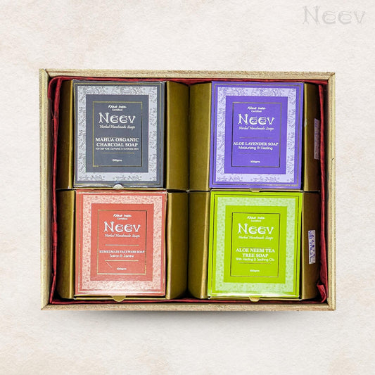 NEEV HANDMADE NATURAL SOAP GIFT BOX