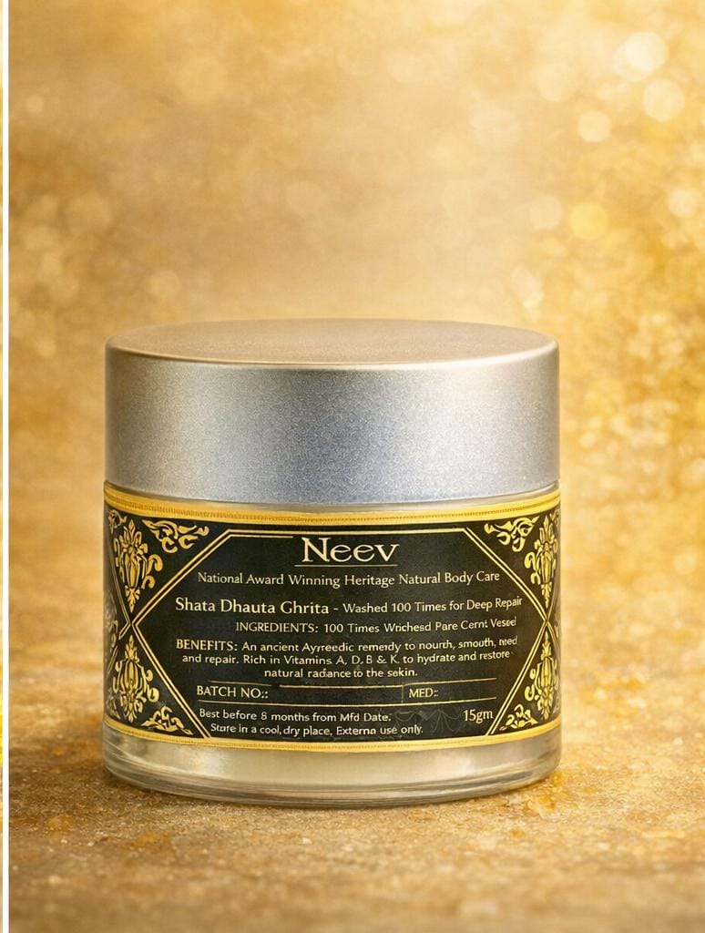 SHATA DHAUTA GHRITA KUMKUMADI CREAM – Neev Herbal Handmade Soaps