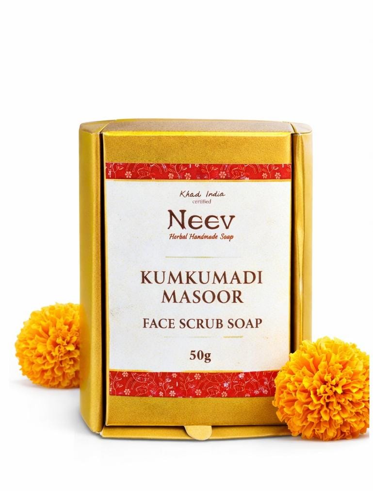KUMKUMADI MASOOR FACE SCRUB SOAP