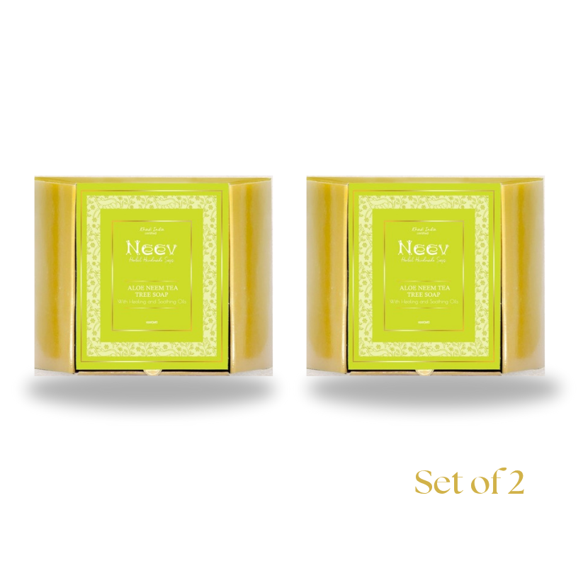 ALOE NEEM TEA TREE SET OF 2 SOAPS