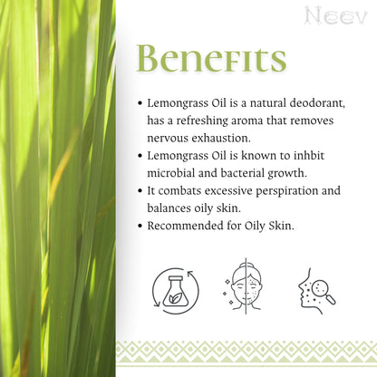 LEMONGRASS HANDMADE SOAP - FRESH, EARTHY AND LEMONY - SET OF 3