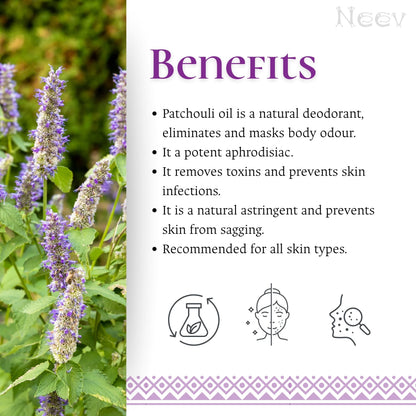 Patchouli Handmade Soap- A deep Musky Natural Deodrant