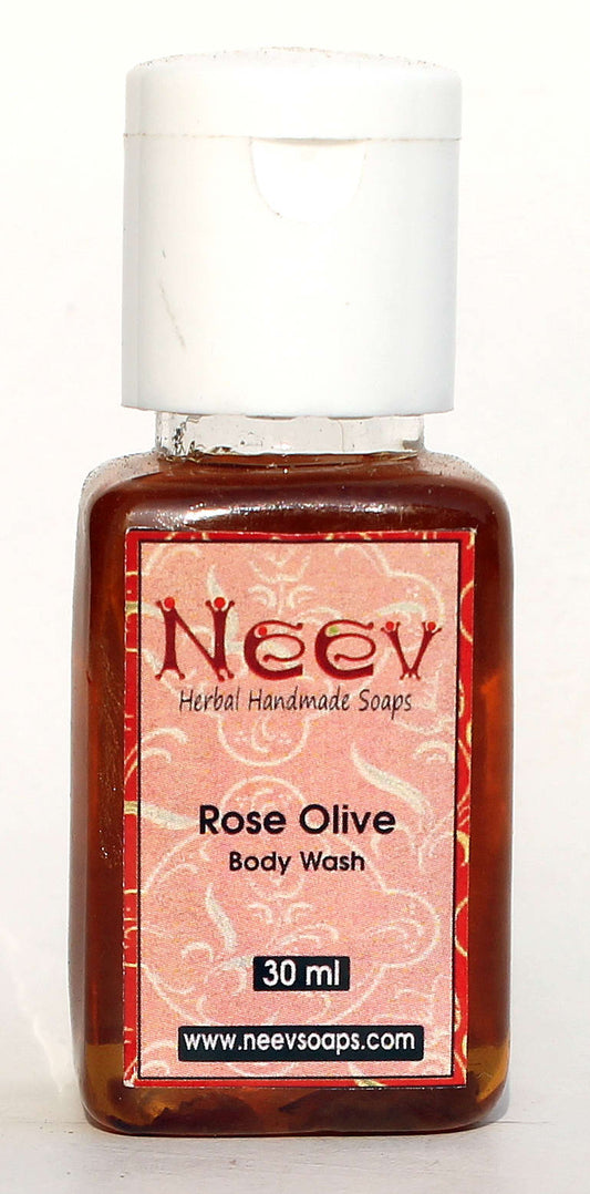 Rose Olive Body Wash Mini