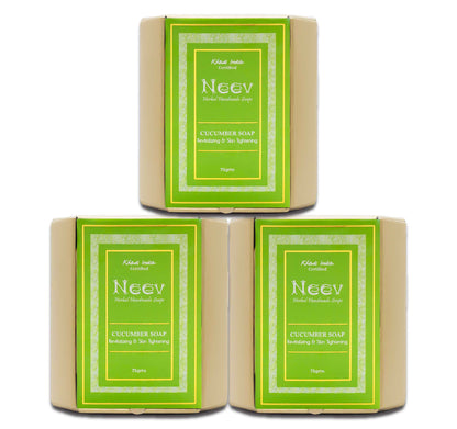 CUCUMBER SOAP REVITALIZING AND SKIN TIGHTENING - SET OF 3