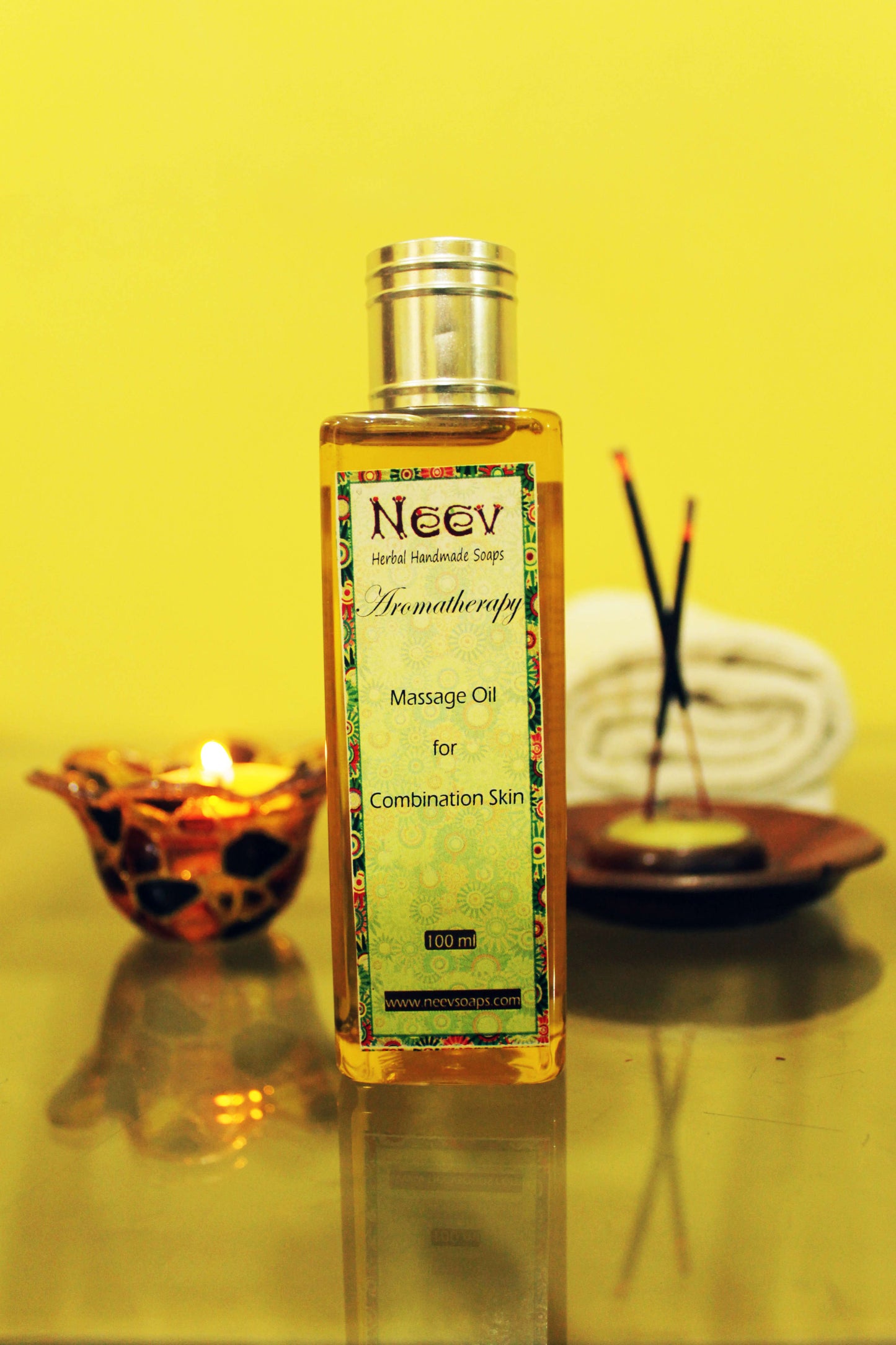 Aromatherapy Massage Oil for Combination Skin