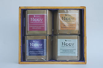 Gift Box of Natural Soaps Handmade by Rural Women
