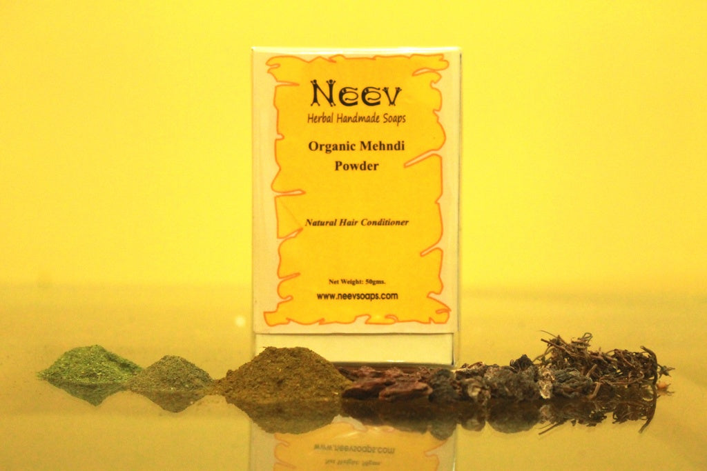 Mandvi Powder ORGANIC MEHNDI POWDER – Neev Herbal Handmade Soaps