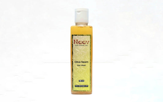 Olive Neem Hair Wash - For Clean and Glossy Hair