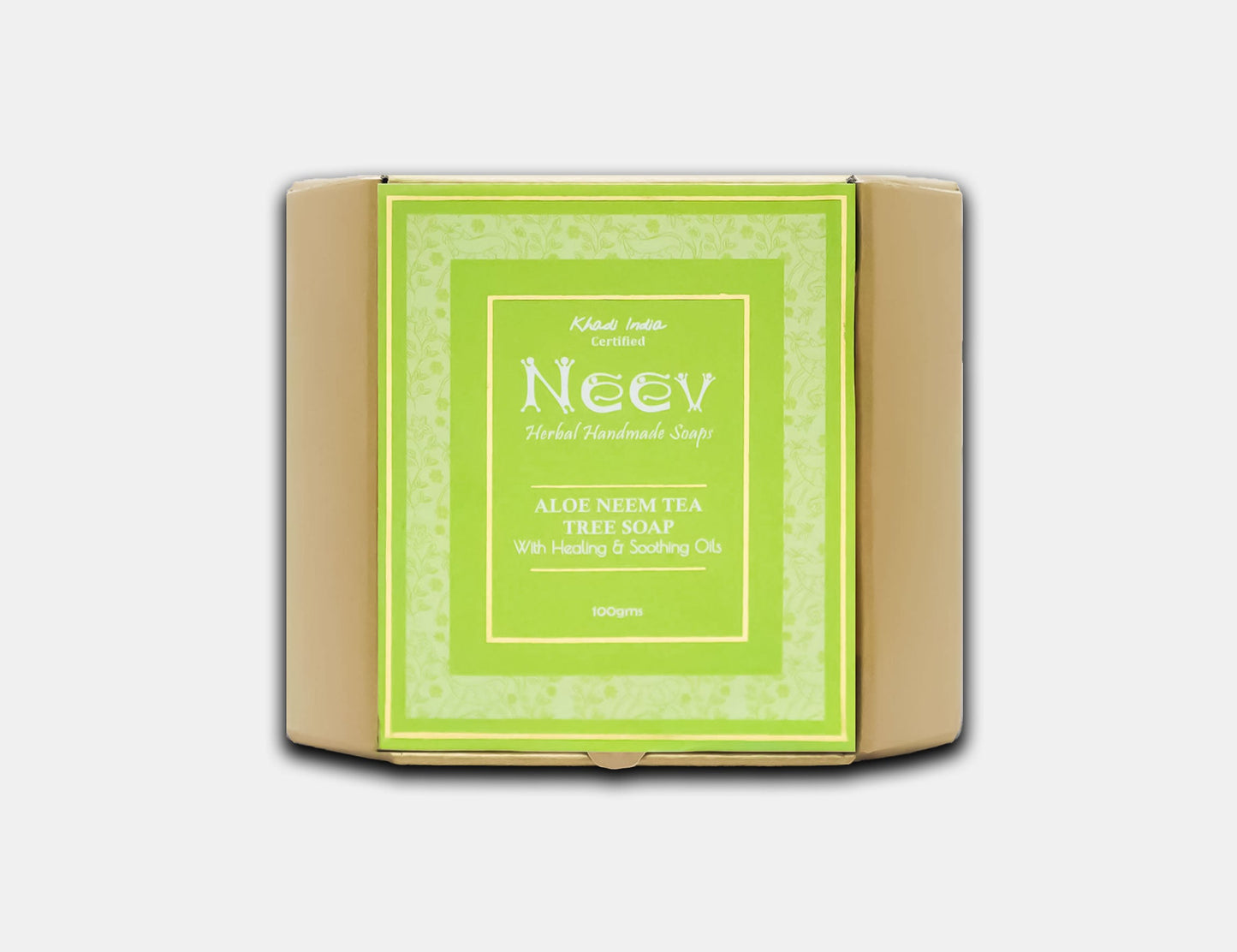 Aloe Neem Tea Tree Soap With Healing and Soothing Oils Mini